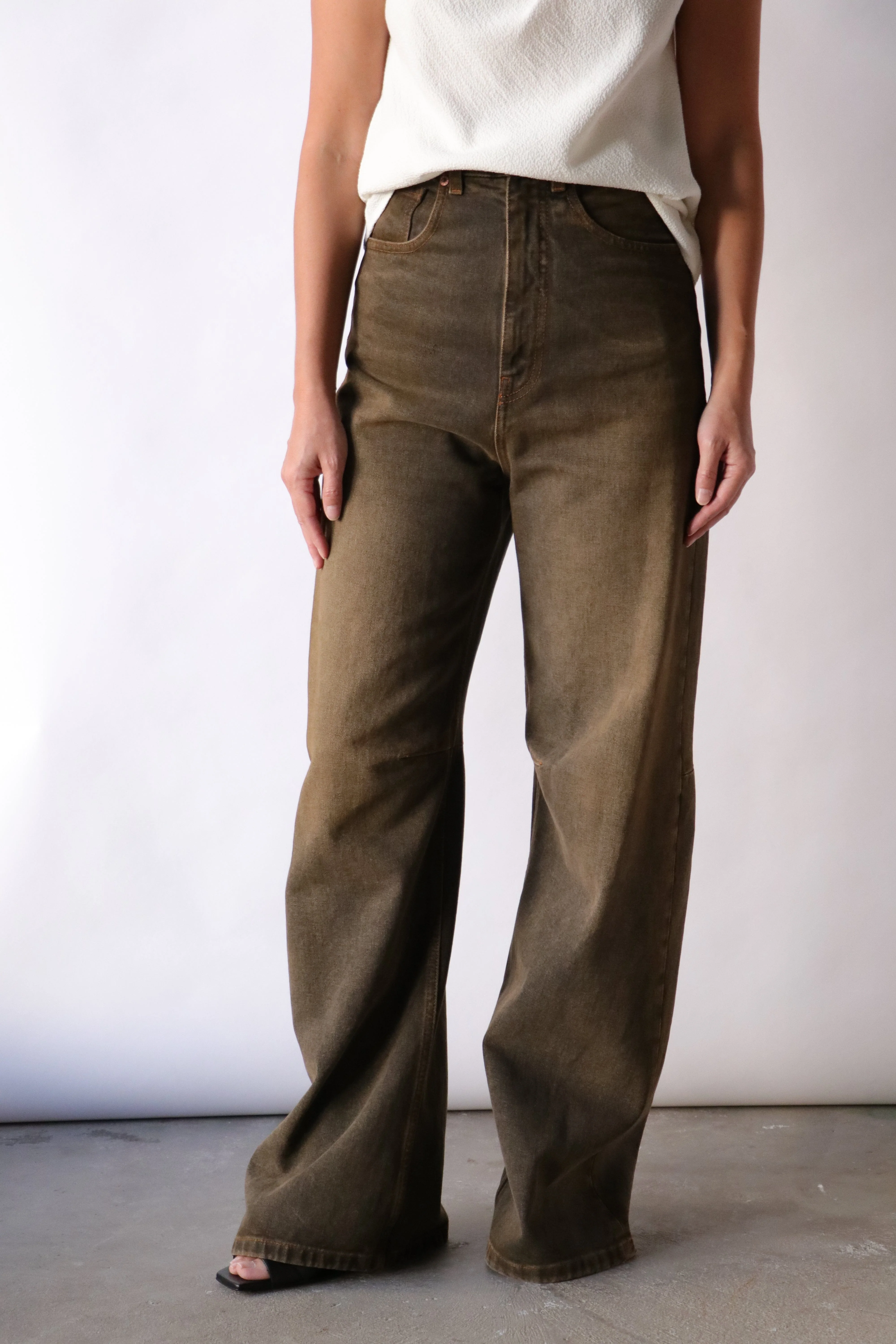 MM6 Maison Margiela 5 Pocket Denim Trousers - Image 4