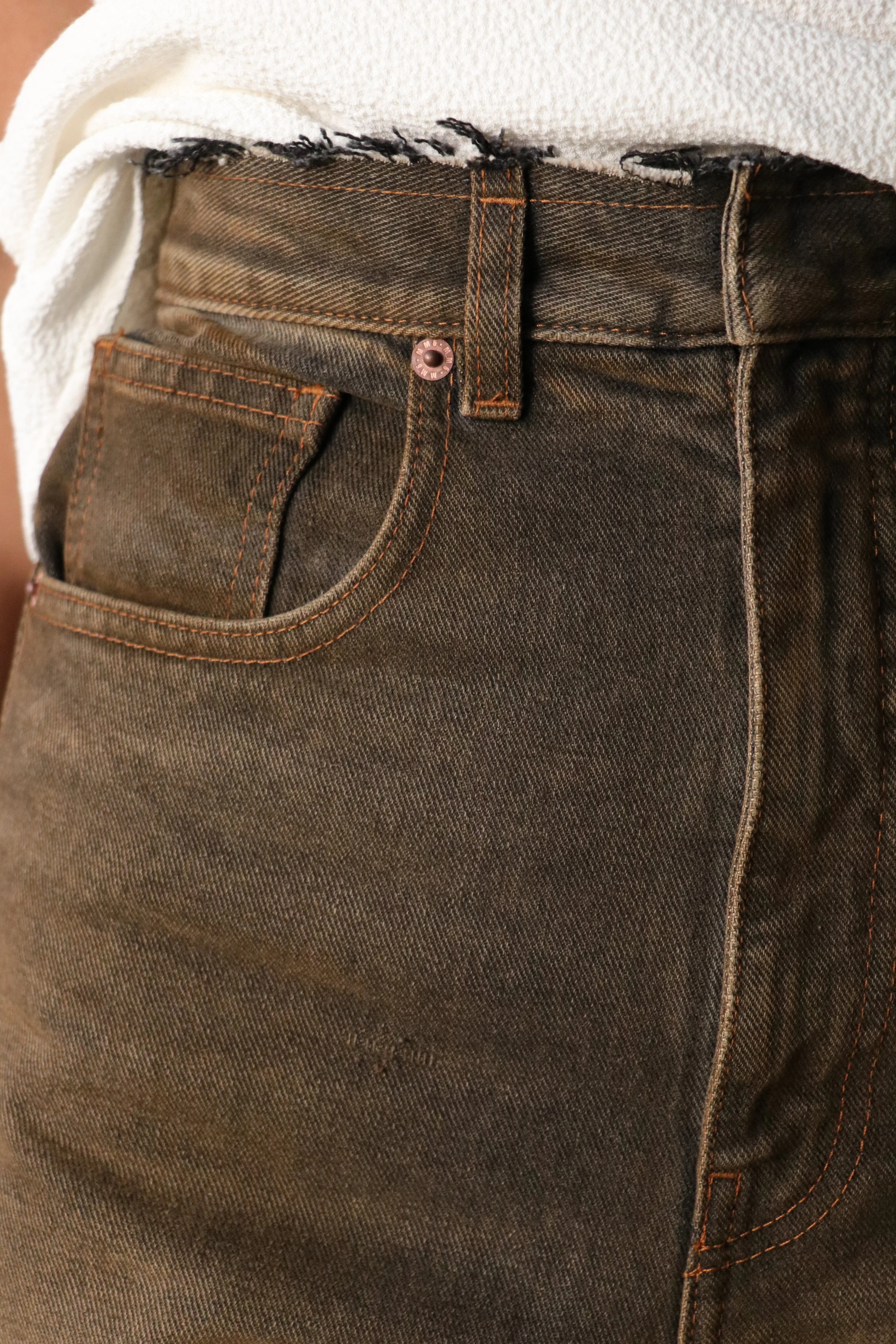 MM6 Maison Margiela 5 Pocket Denim Trousers - Image 5